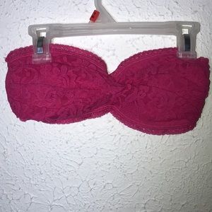 Pink Lace Abercrombie & Fitch Bandeau